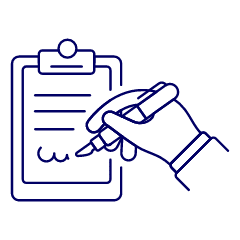Document Sign 1 Illustration from UX Line Set