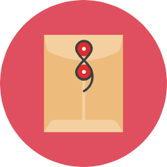 Envelope Icon from Kameleon Colors Set