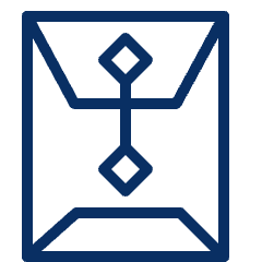 Envelope Icon from Cyber Line Set