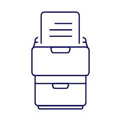 File Drawer 2 Illustration from UX Line Set