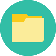 Folder Icon from Kameleon Colors Set