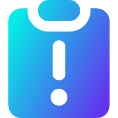 Important Note Icon from Core Gradient Set