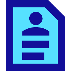 Interface User Curriculum Icon from Sharp Pop Set