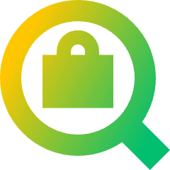 Job Searching Icon from Sharp Gradient Set