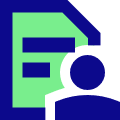 License Agreement Document Icon from Sharp Pop Set