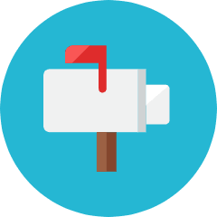 Mailbox Icon from Kameleon Colors Set