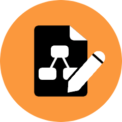 Mind Map Paper Icon from Kameleon Pop Set