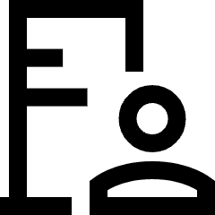 Office Building 1 Icon from Sharp Line Set