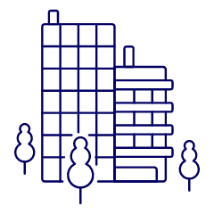 Office Building Illustration from UX Line Set
