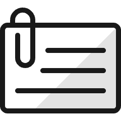 Office Business Card Icon from Ultimate Colors Set