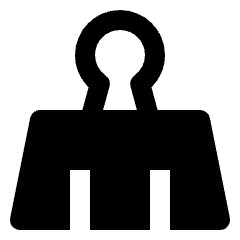 Office Clip Icon from Nova Solid Set