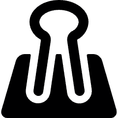 Office Clipper Icon from Ultimate Bold Set