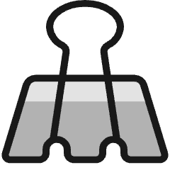 Office Clipper Icon from Ultimate Colors Set