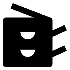 Office Copy Machine Icon from Nova Solid Set