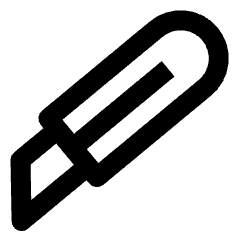 Office Cutter Icon from Nova Line Set