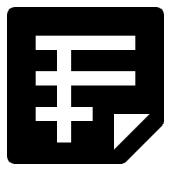 Office Document Icon from Nova Solid Set