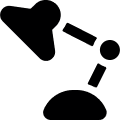 Office Lamp Icon from Ultimate Bold Set