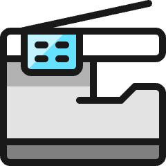 Office Printer Icon from Ultimate Colors Set