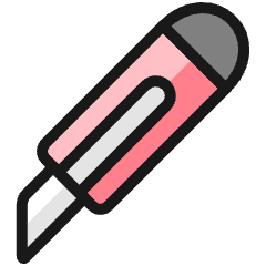 Office Razor Icon from Ultimate Colors Set