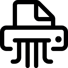 Office Shredder 1 Icon from Ultimate Regular Set