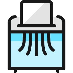 Office Shredder Icon from Ultimate Colors Set