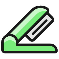 Office Stapler 1 Icon from Ultimate Colors Set