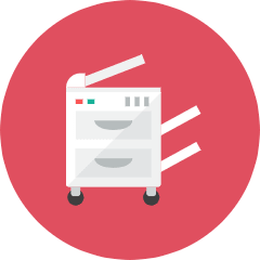 Photocopier Icon from Kameleon Colors Set