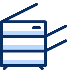 Photocopy Machine Icon from Cyber Duotone Set