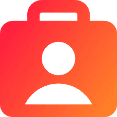 Portfolio Icon from Core Gradient Set