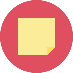Post It 2 Icon from Kameleon Colors Set