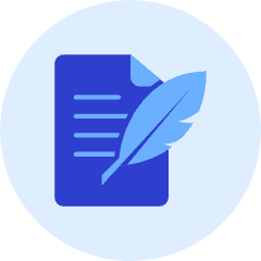 Quill Paper Icon from Kameleon Duo Set