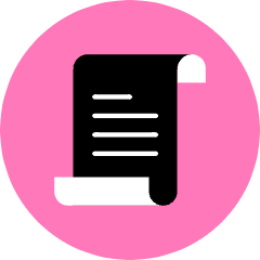 Script Paper Icon from Kameleon Pop Set