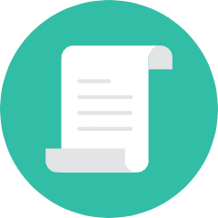 Script Paper Icon from Kameleon Colors Set