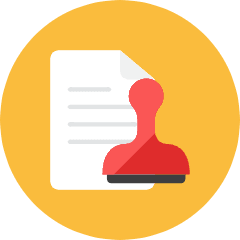 Stamp Paper Icon from Kameleon Colors Set