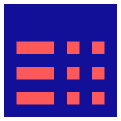 Table Icon from Sharp Pop Set