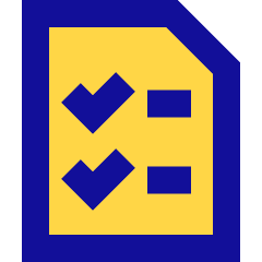 Task List Icon from Sharp Pop Set
