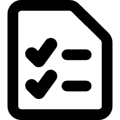 Task List Icon from Core Remix Set