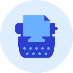 Typewriter Icon from Kameleon Duo Set