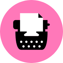 Typewriter Icon from Kameleon Pop Set