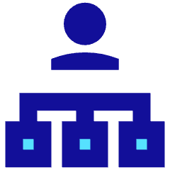 Work Organization Icon from Sharp Pop Set