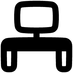 Workspace Desk Icon from Plump Remix Set