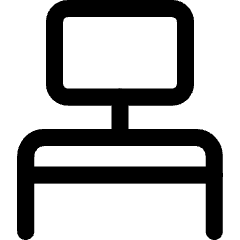Workspace Desk Icon from Core Line Set