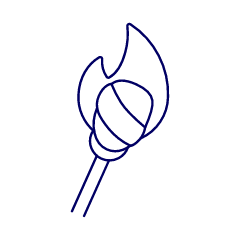 Olympic Torch 1 Illustration from UX Line Set