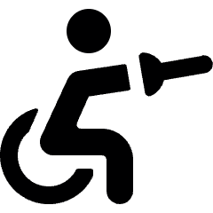 Paralympics Fencing Icon from Ultimate Bold Set