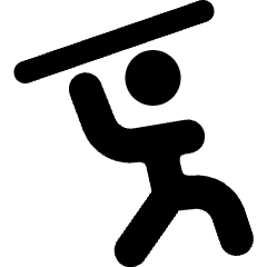 Paralympics Javelin Throwing Icon from Ultimate Bold Set