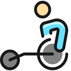 Paralympics Race Icon from Ultimate Colors Set