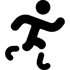 Paralympics Running Icon from Ultimate Bold Set