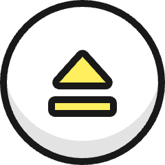 Eject Button Icon from Ultimate Colors Set