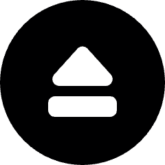 Eject Button Icon from Ultimate Bold Set