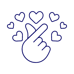 Miniheart Hand 1 Illustration from UX Line Set